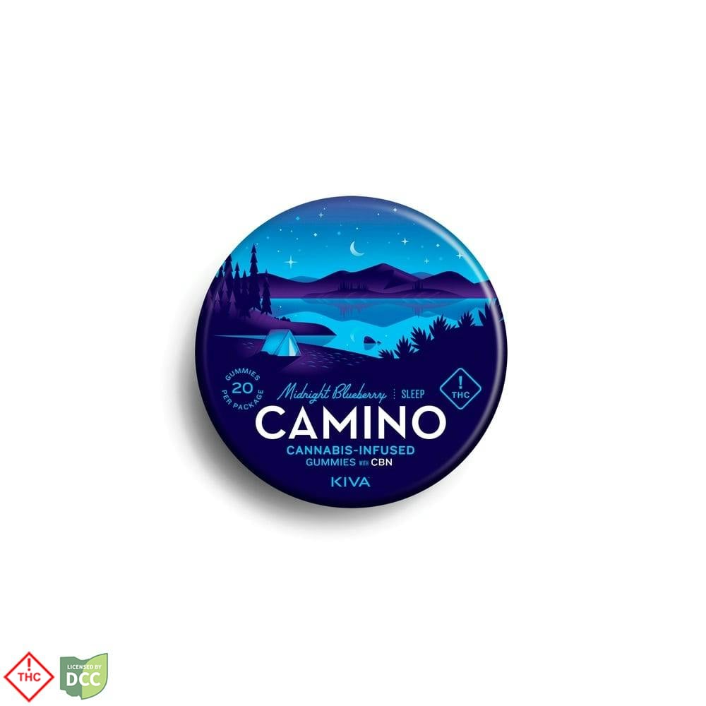 KIVA Camino - Midnight Blueberry 5:1 CBN Gummies - 20pk - 110mg