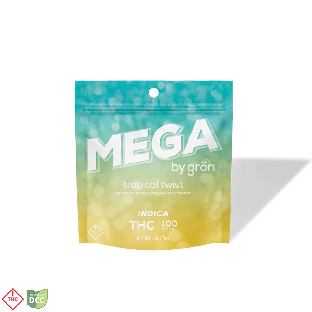 MEGA Pearl - THC Tropical Twist [2pk, 10 Servings] (110mg)