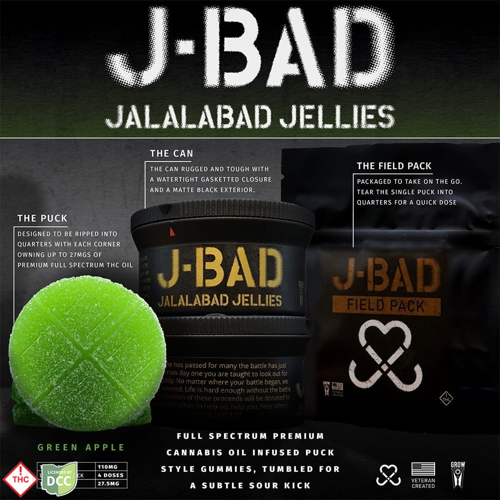 JBAD Sour Green Apple [16pk] (440mg)