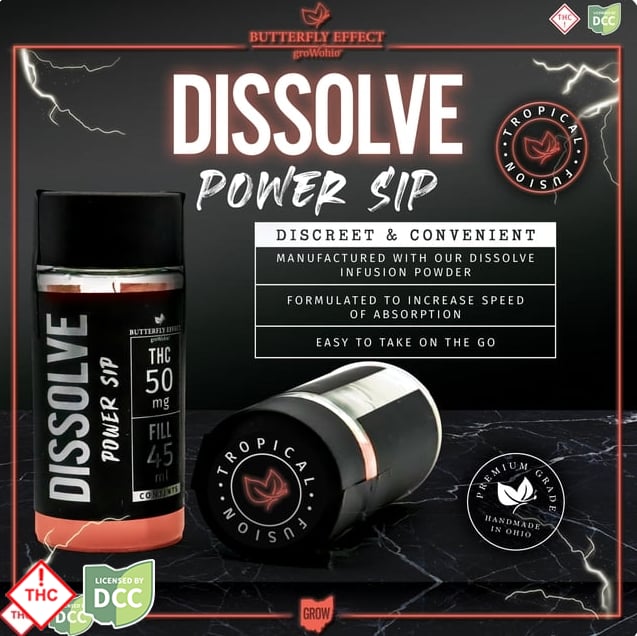Butterfly Effect - Tropical Dissolve Power Sip - 45g - 50mg Butterfly Effect - Tropical Dissolve Power Sip - 45g - 50mg