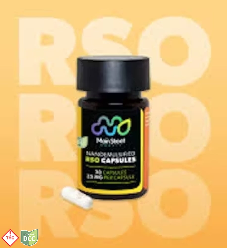Main Street Health - 7 Day RSO Capsules - 30ct - 770mg