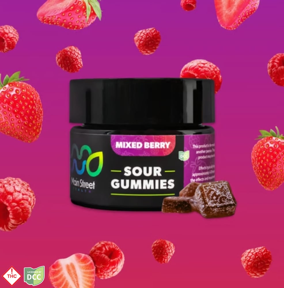 Main Street Health - 2 Day Mixed Berry RSO Gummies - 11ct - 220