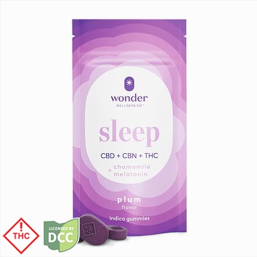Wonder Sleep - Plum + 1:1:1 THC:CBN:CBD Gummies - 20ct - 100mg