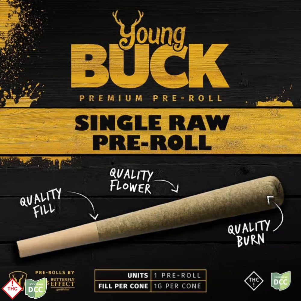 Young Buck - Pre-Roll - Lemon G - 0.5g
