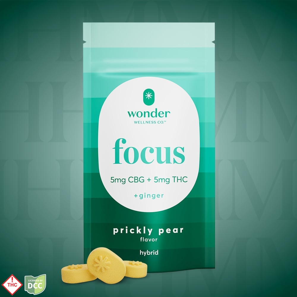 Focus 1:1 Prickly Pear Gummies [20pk] (100mg CBG/THC)