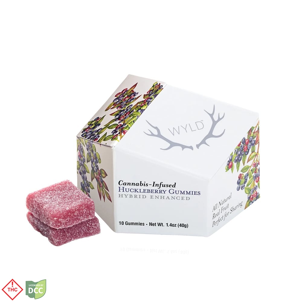 Wyld - Huckleberry Gummies - 10ct - 100mg Wyld - Huckleberry Gummies - 10ct - 100mg