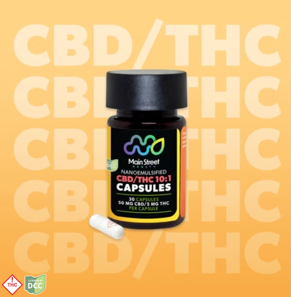 Main Street Health - 2 Day 1:10 THC/CBD Capsules - 30ct - 150mg