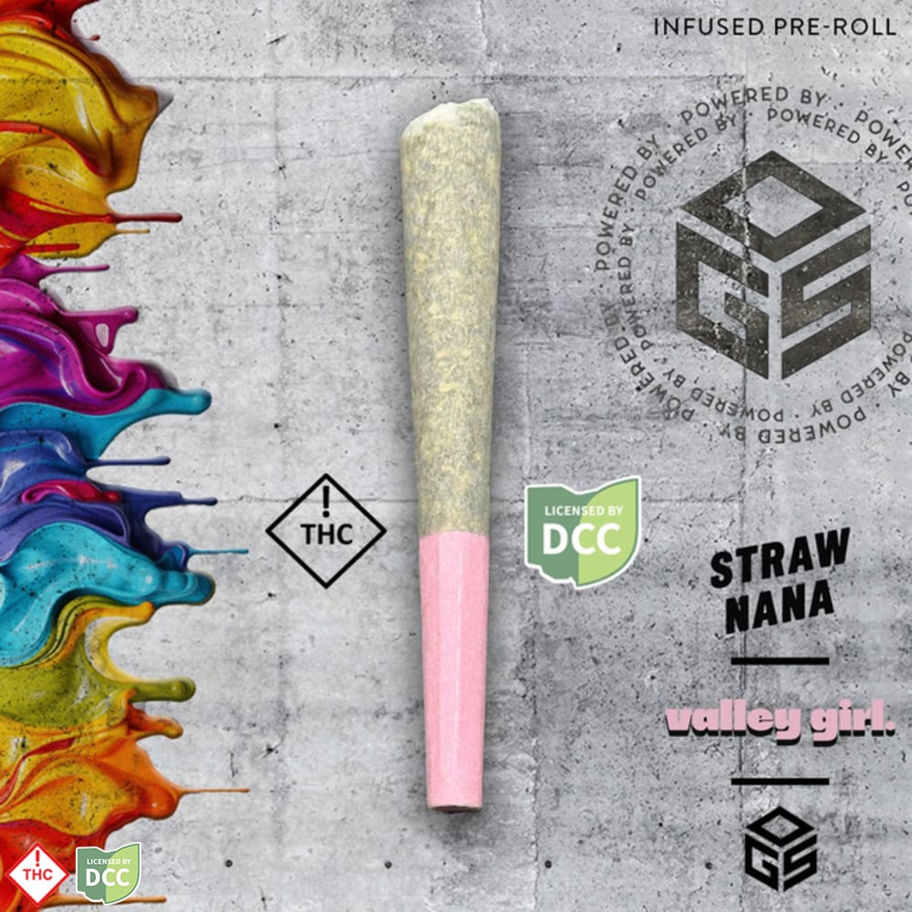 Valley Girl - Rosin Infused - Pre-Roll - Strawnana - 1g
