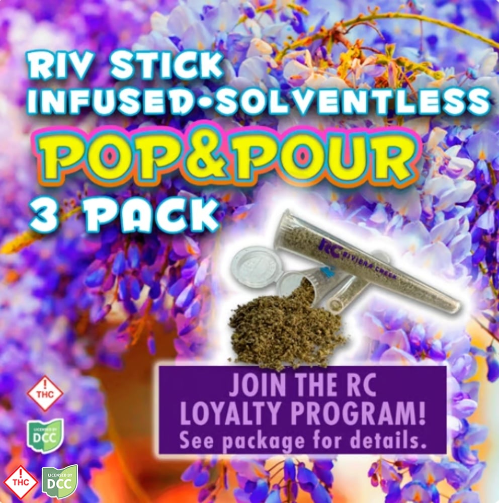 Riviera Creek - 2 Day Mixed Strain - 1g Riv Sticks - 3pk