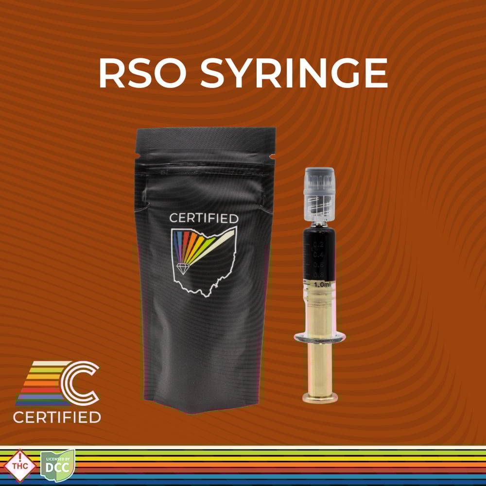 Certified Cultivators  2 day RPO  RSO Syringe  1.18g