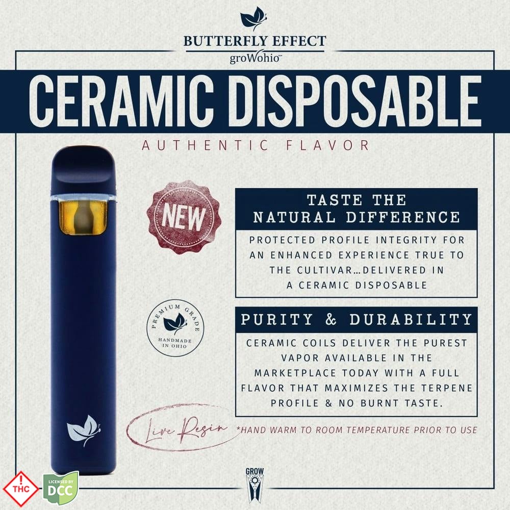 Butterfly Effect - 2 Day Cuban Linx - 1g Live Resin Vape Pen