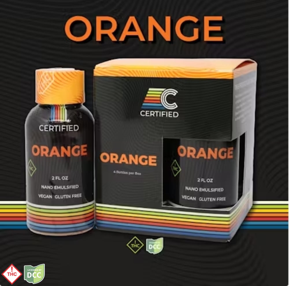 Certified Cultivators - Orange Drink - 4ct - 100mg