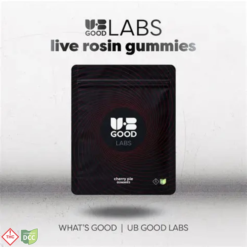UB GOOD - Cherry Pie Hash Rosin Gummies - 10ct - 100mg