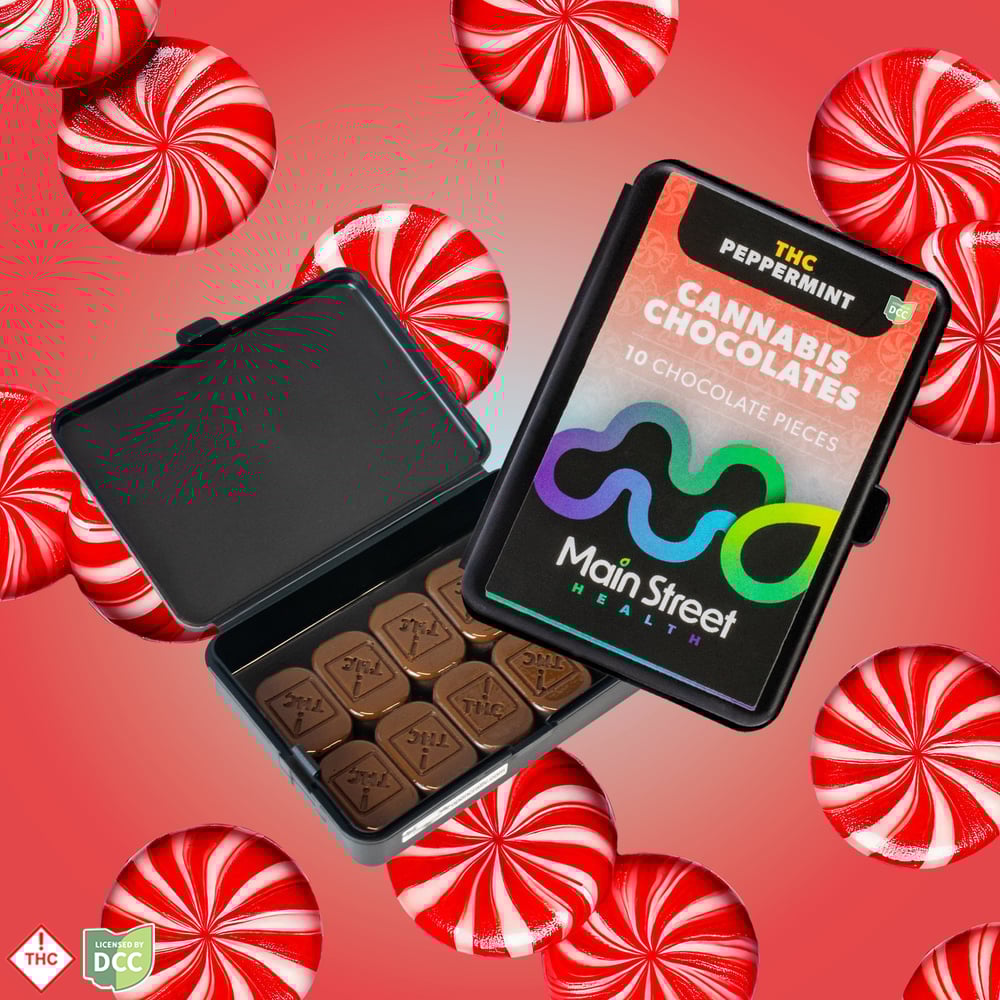 Peppermint Chocolates [10pk] (500mg) (5-day)