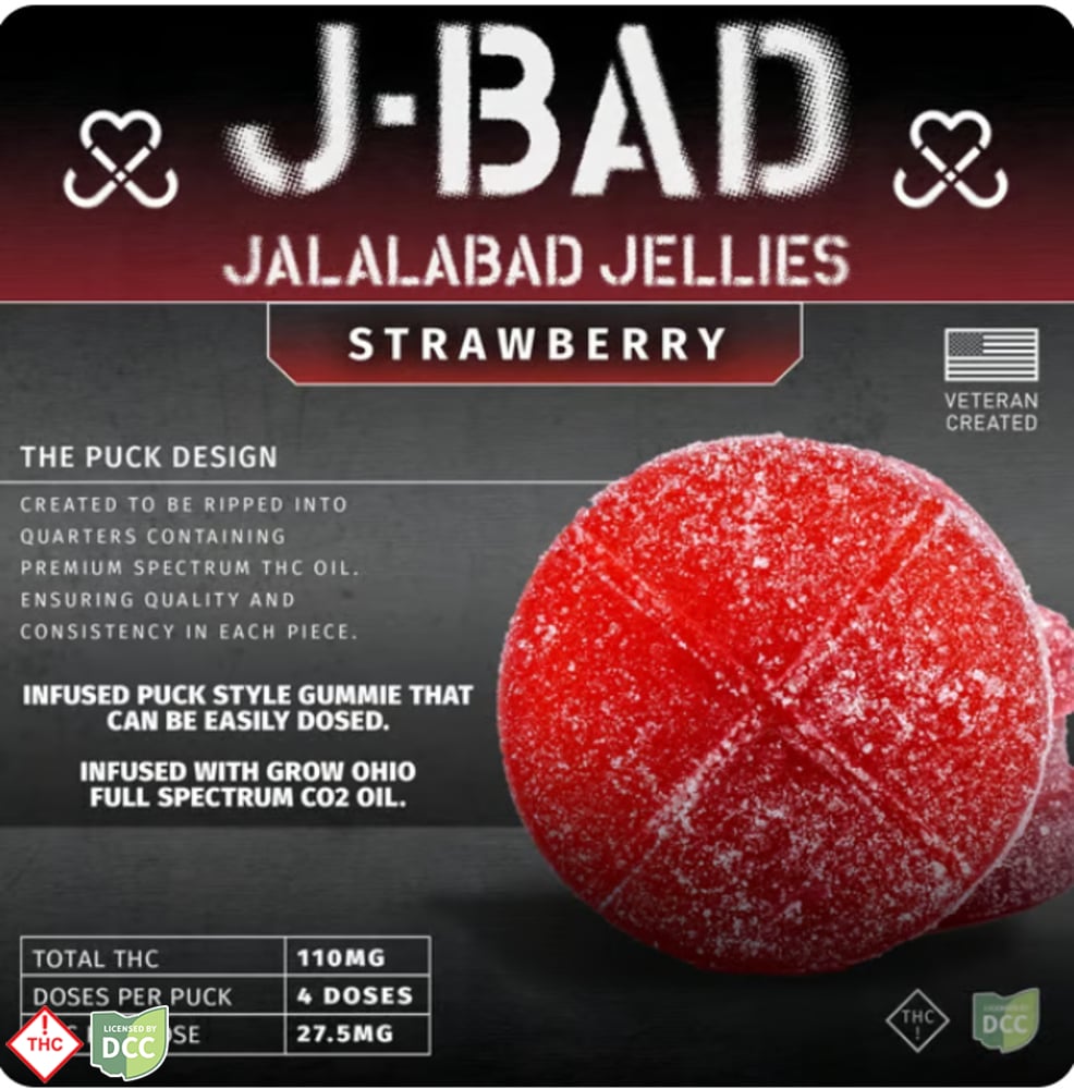 JBAD - Strawberry Gummies - 4ct - 110mg