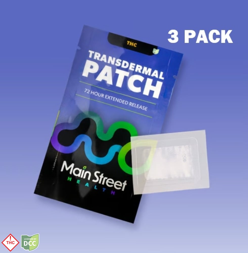 Main Street Health - THC Transdermal Patches - 3ct