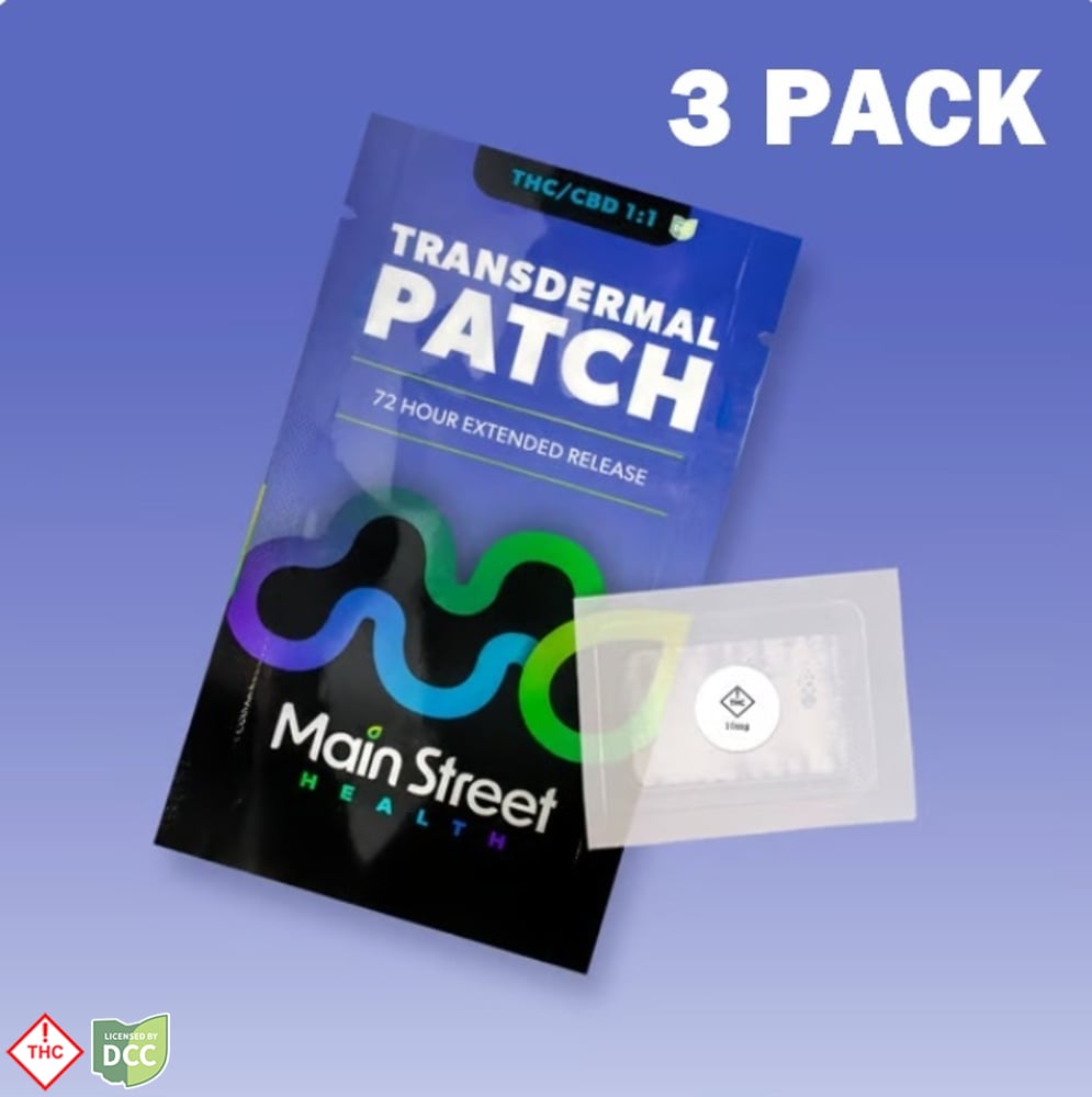 Main Street Health - 1:1 Transdermal Patches - 3 Patches