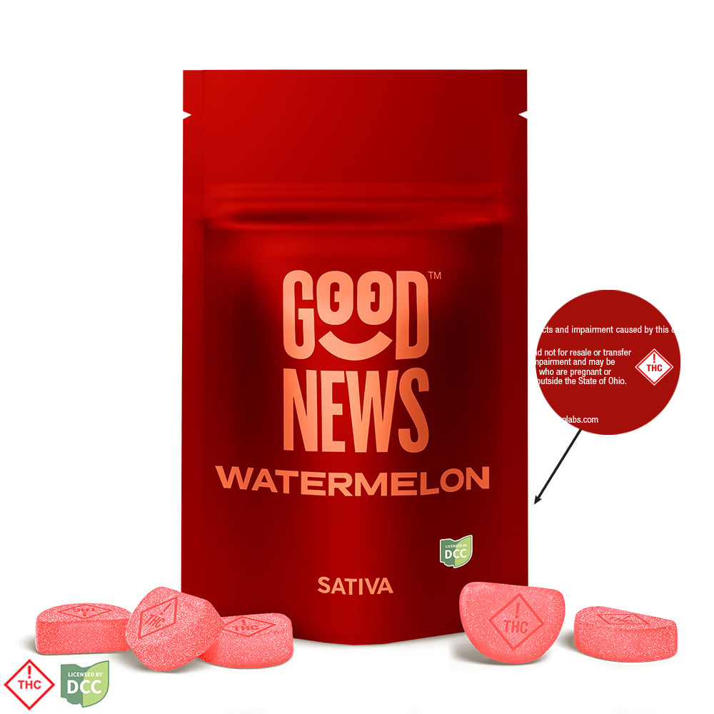 Good News - Watermelon Gummies - 10ct - 100mg
