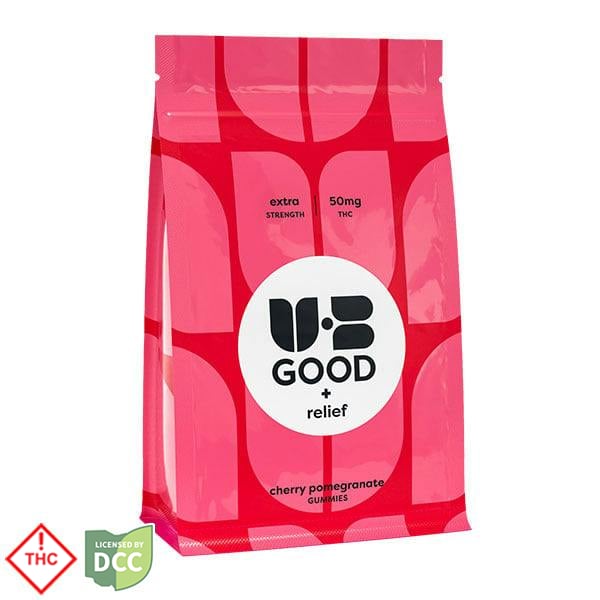 UB GOOD - Cherry Pomegranate Relief Gummies - 10ct - 500mg