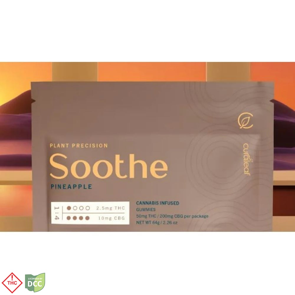 Plant Precision - Pineapple Soothe 1:4 CBG Gummies - 20ct - 50mg
