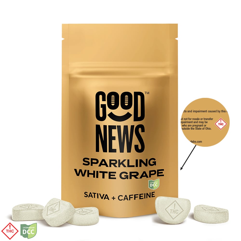 Sparkling White Grape + Caffeine [10pk] (110mg)