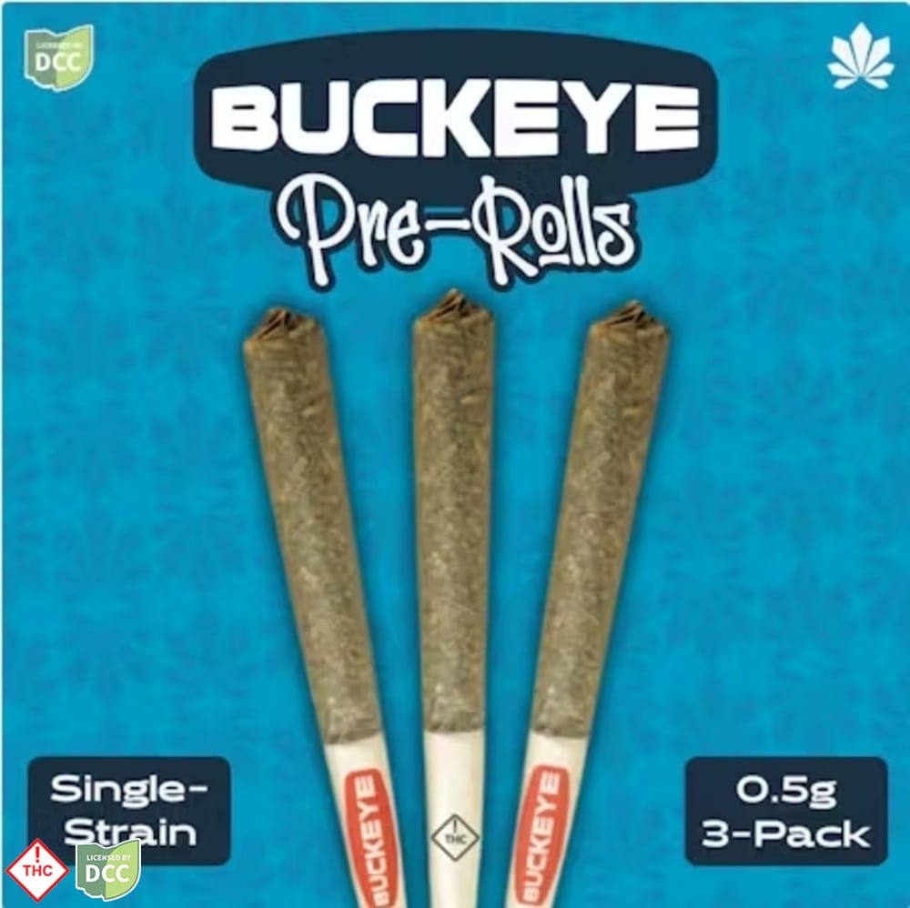 Buckeye Relief - Pre-Roll 5pk - Live Resin Infused- Cloud Breaker - 2.5g