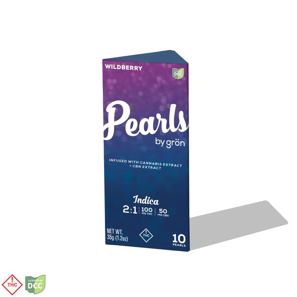 Grön - 2:1 Wildberry CBN Pearl Gummies - 10ct - 100mg