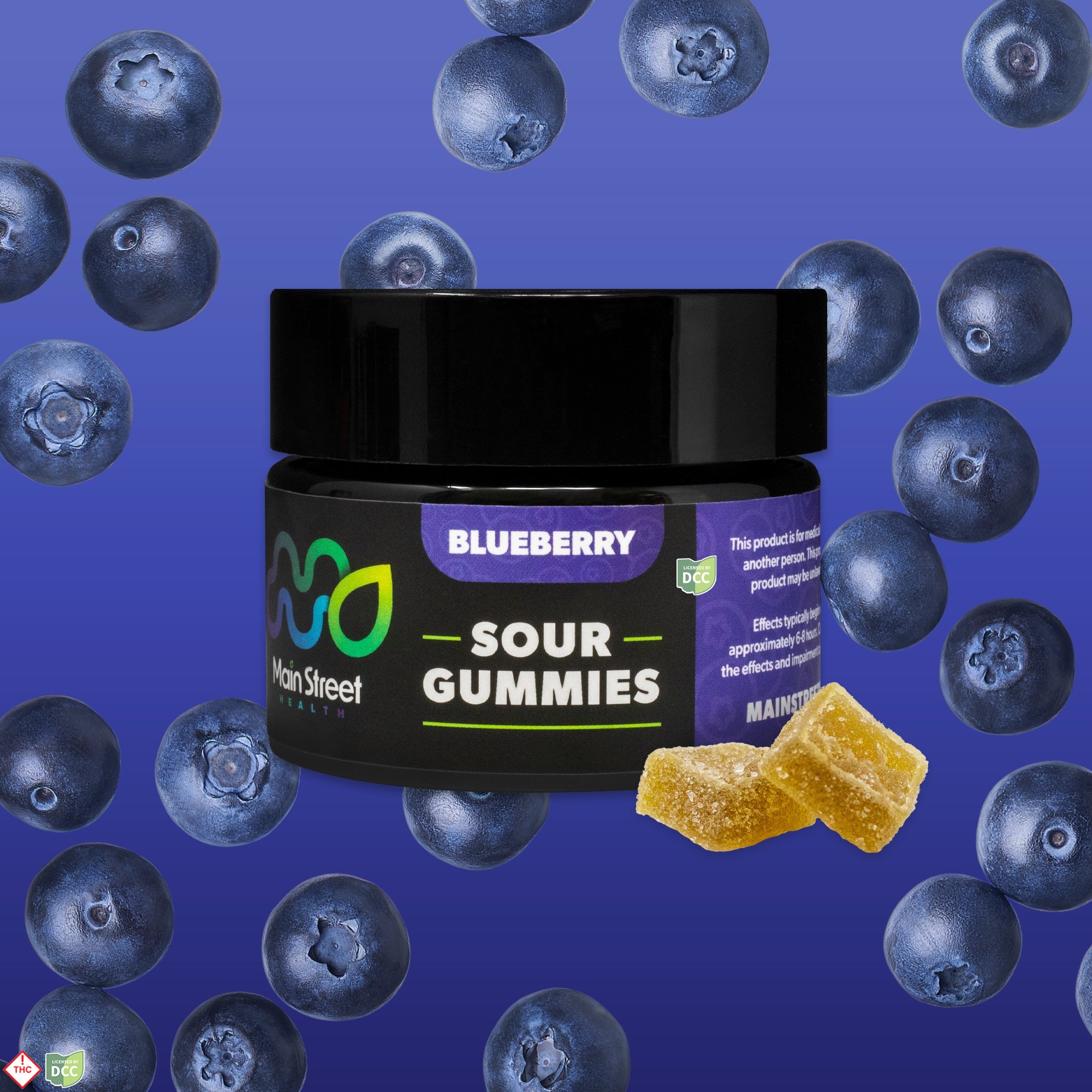 Blueberry RSO Gummies - 110mg