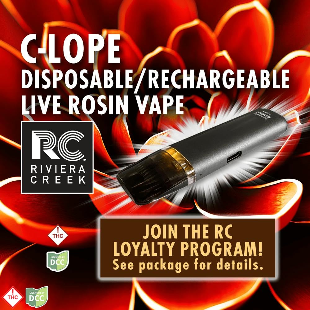 C-Lope Disposable/Rechargeable Live Rosin Vape