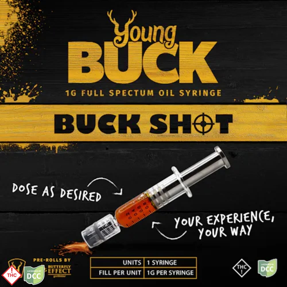 Young Buck Peach Dosi Buck Shot Syringe Young Buck Peach Dosi Buck Shot Syringe