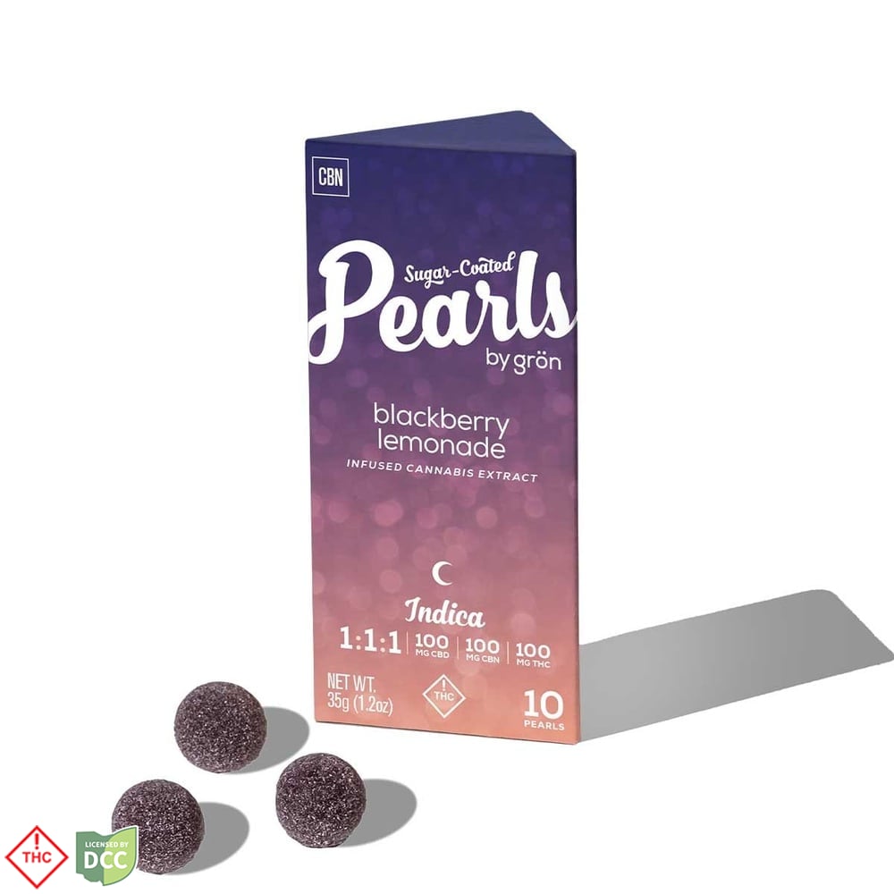 1:1:1 Blackberry Lemonade Pearls - Sleepy Indica (100mg CBD/ 100mg CBN/ 100mg THC)