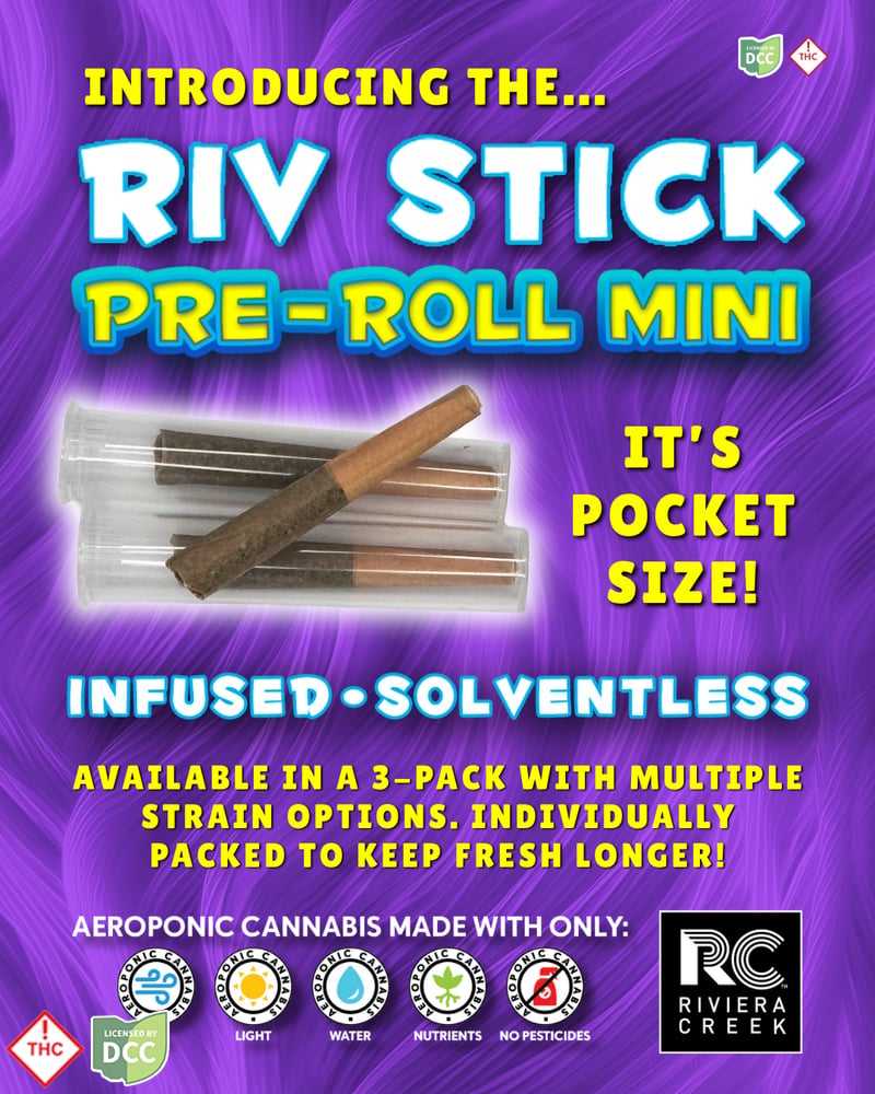 Riviera Creek - Infused - Pre-Roll Minis 3pk - Mixed Strain - 1g