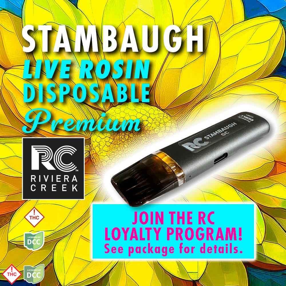 Stambaugh Premium GC Disposable/Rechargeable Live Rosin Vape (0.5g)