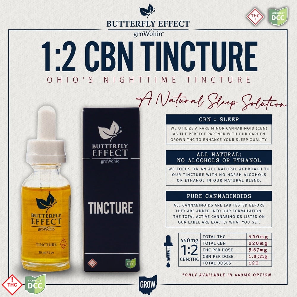 1:2 CBN Sleep Tincture (440mg)