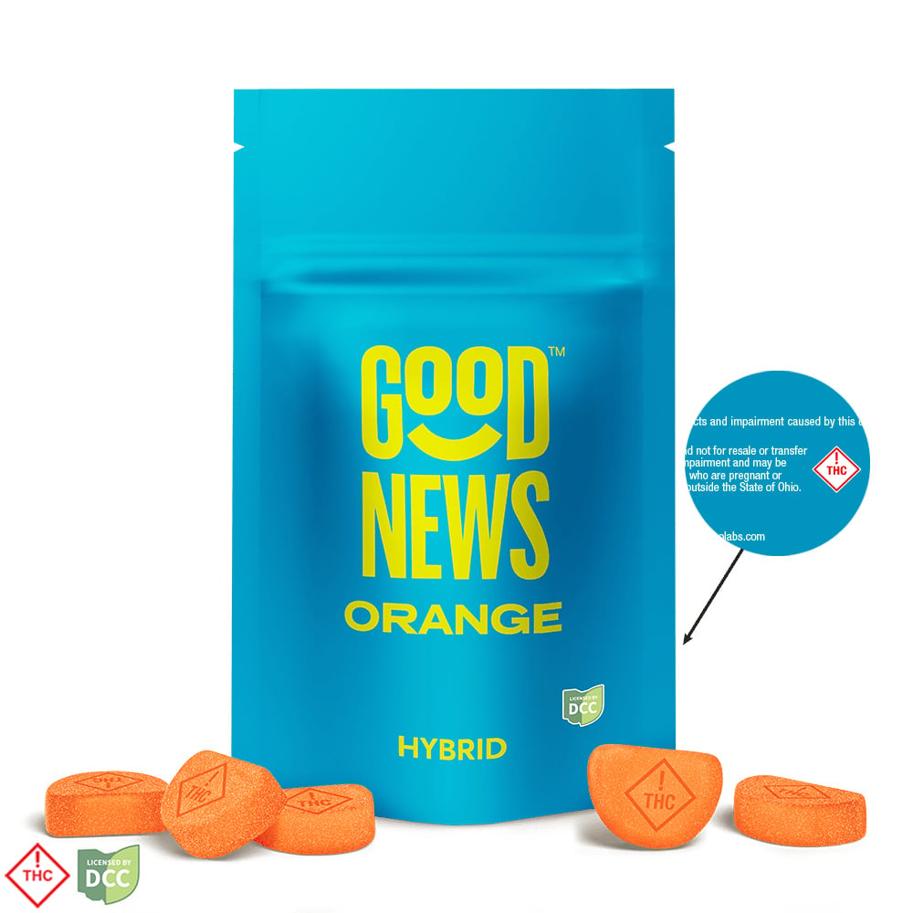 Good News - Orange Gummies - 10ct - 100mg