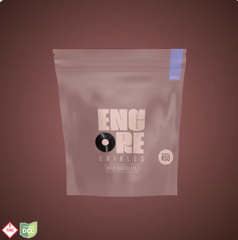 Encore - Indica RSO Milk Chocolate - 10ct - 110mg Encore - Indica RSO Milk Chocolate - 10ct - 110mg