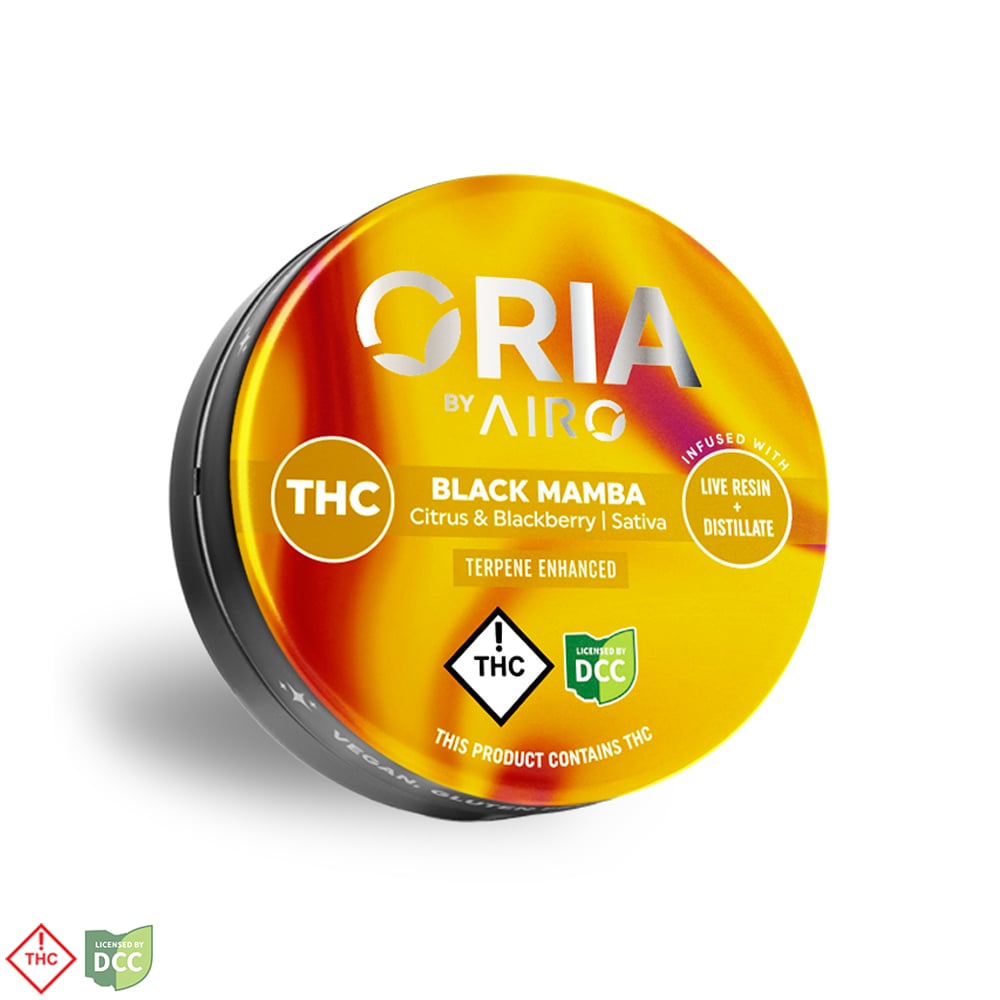 Airo Oria - Live Resin Gummies - Black Mamba - 10ct - 100mg