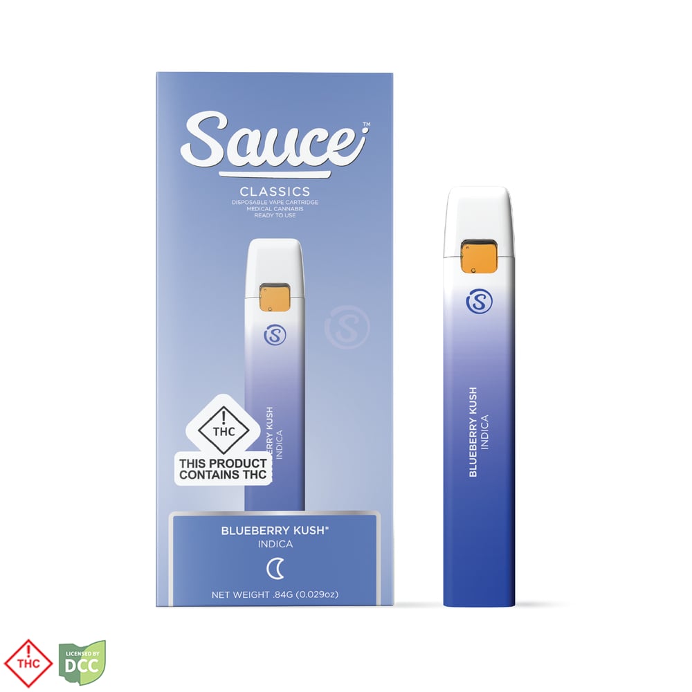 Sauce -  2 Day Blue Kush - 1g Vape Pen