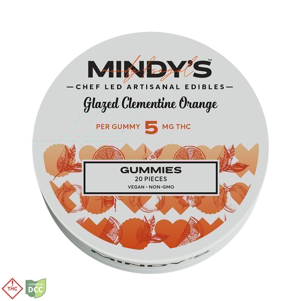Mindy's - Glazed Clementine Orange Gummies - 20ct - 110mg