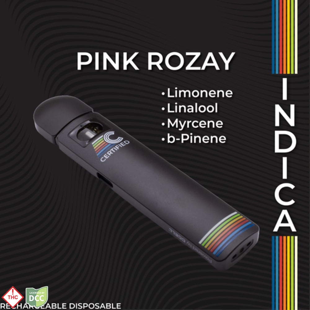 Certified Cultivators - 2 Day Pink Rose Aye - 1g Flex Vape Pen