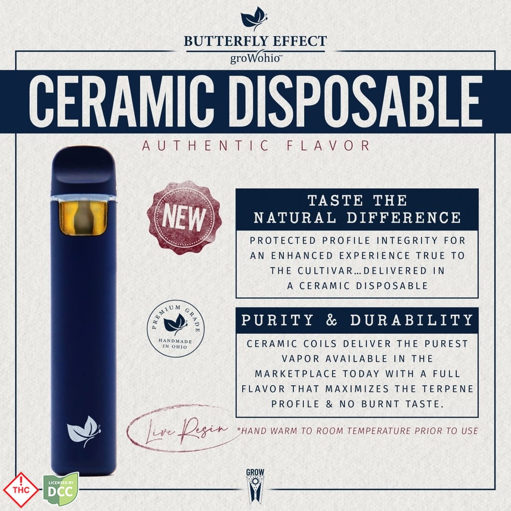 Butterfly Effect - 2 Day Peach Dosi - 1g Live Resin Vape Pen