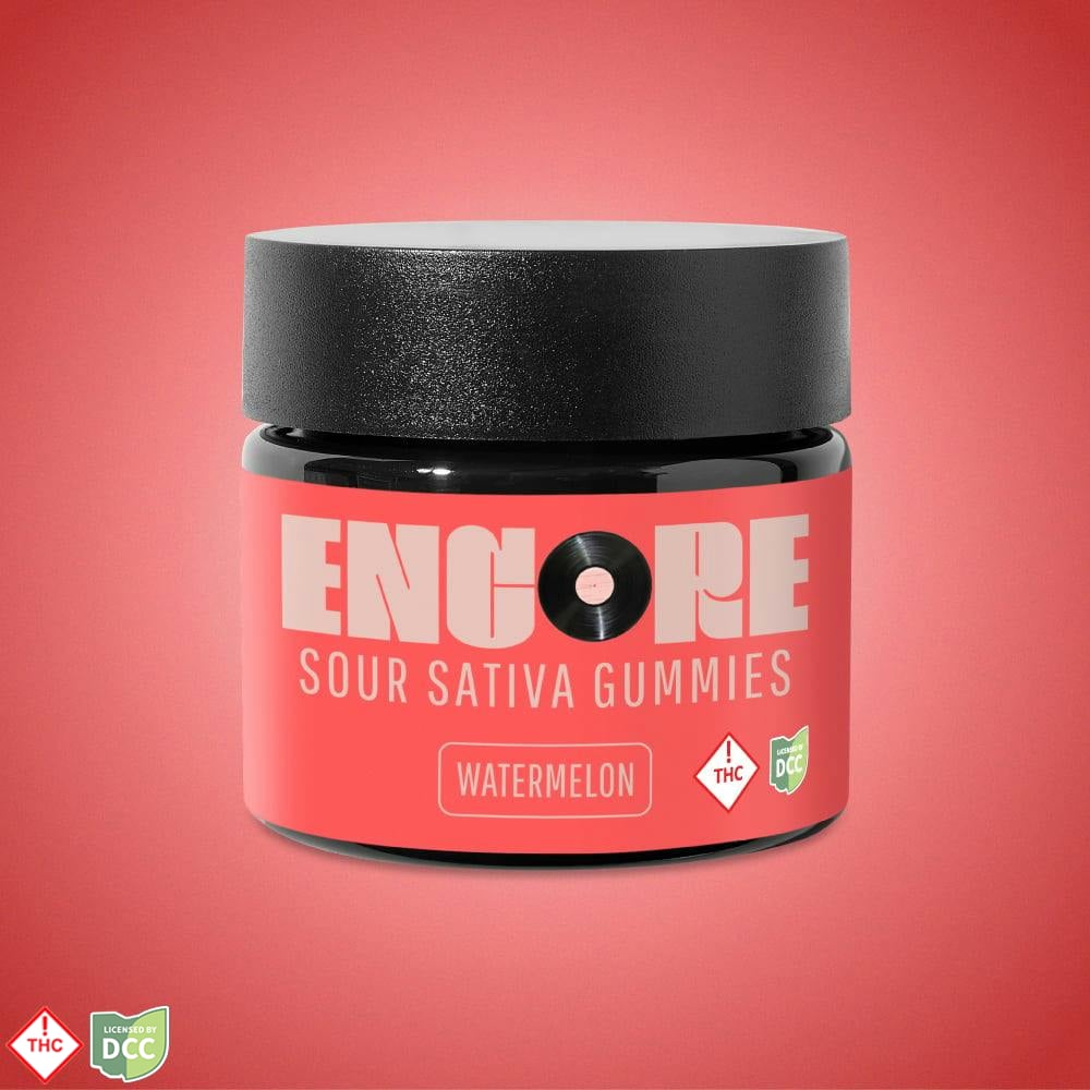 Encore - Sour Watermelon Gummies - 10ct - 111mg