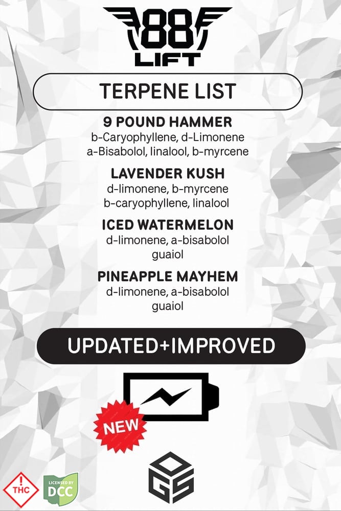 88 Lift - P.M. 2.0 - 1g Vape Pen 88 Lift - P.M. 2.0 - 1g Vape Pen