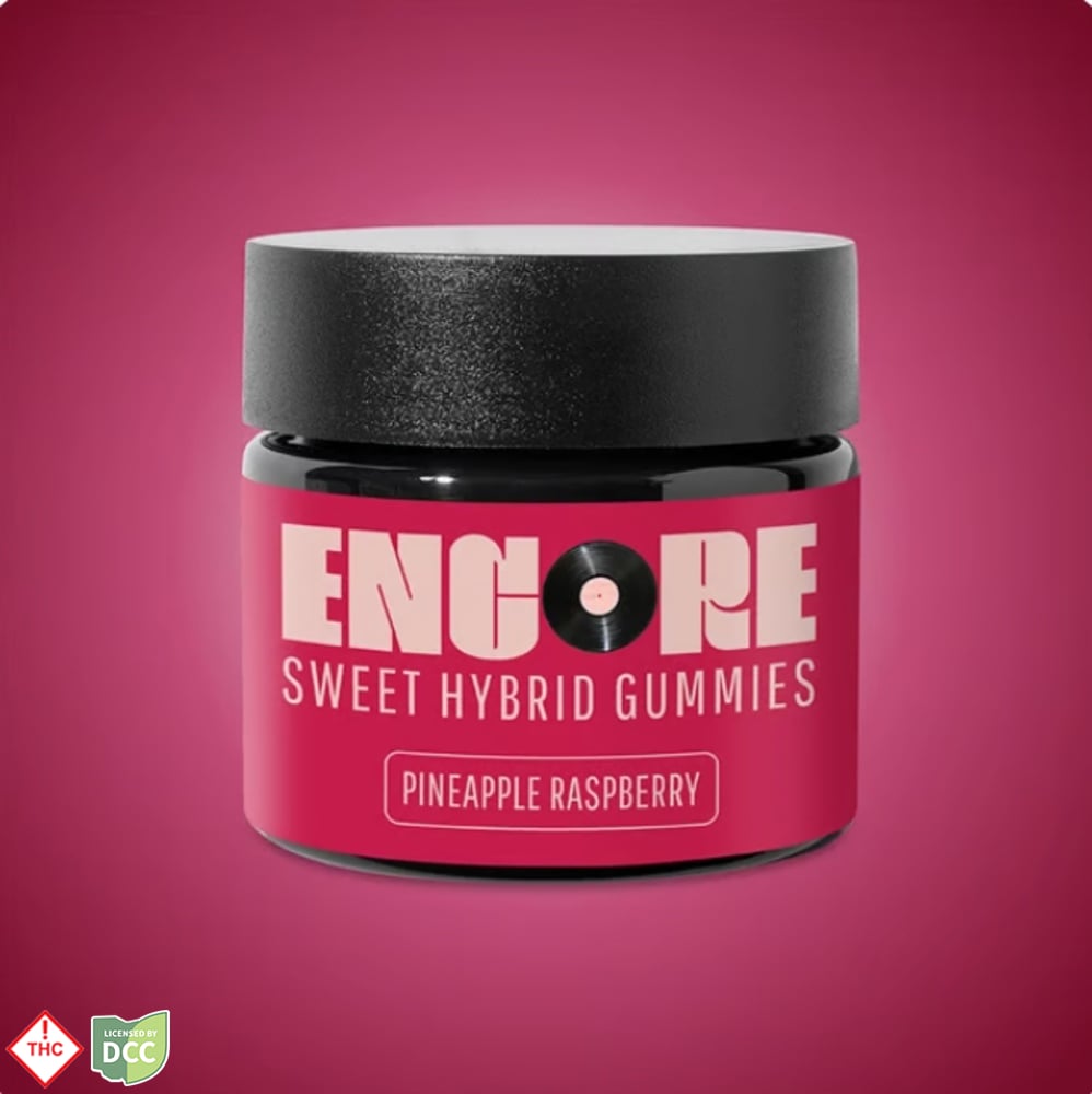 Encore - Sweet Pineapple Raspberry Gummies - 10ct - 110mg