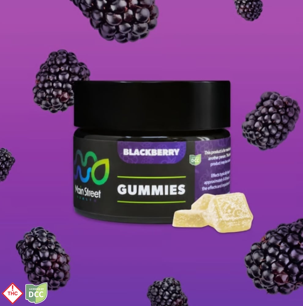 Main Street Health - Blackberry 1:5 CBN Gummies - 11ct - 22mg