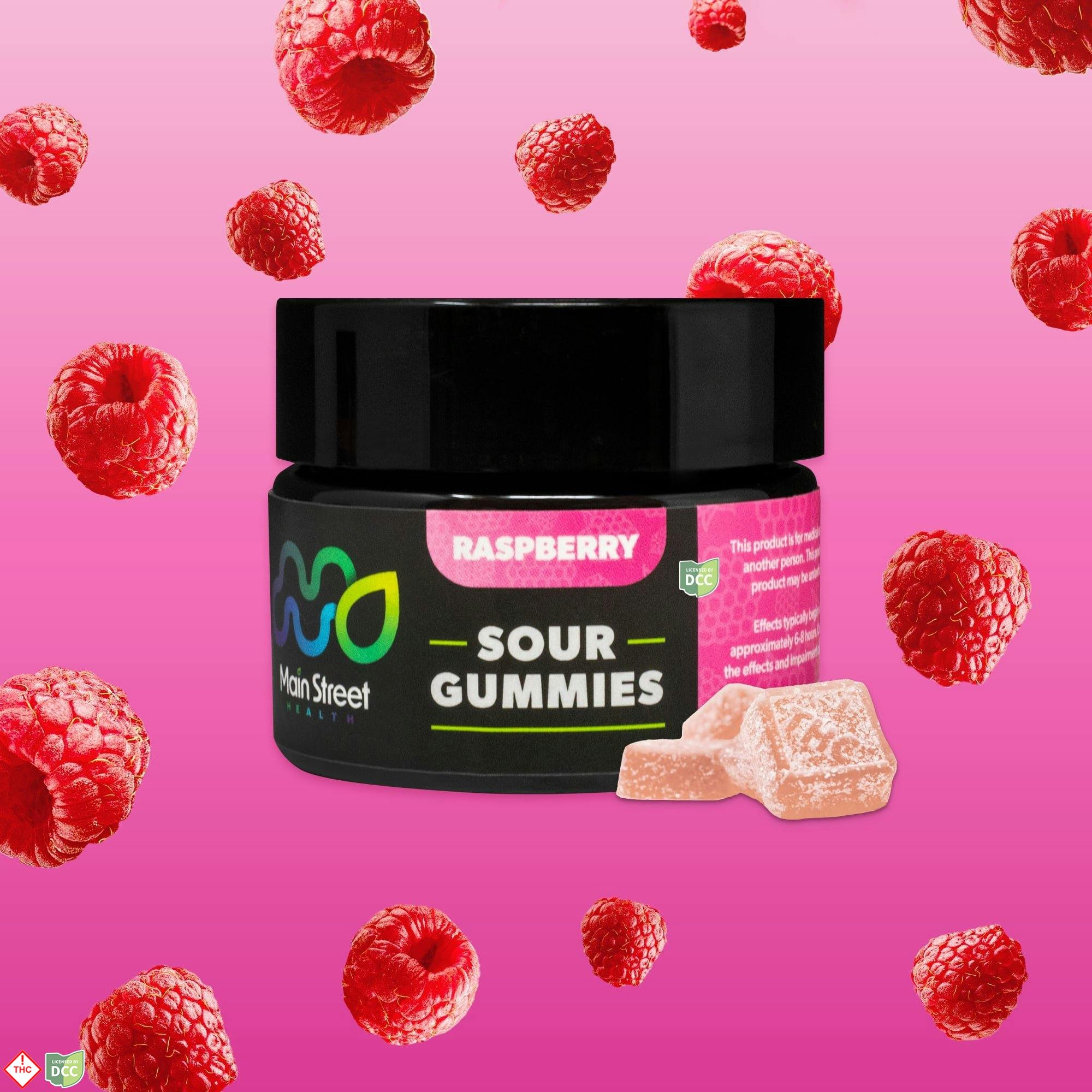 RASPBERRY 1:1 GUMMIES - EDIBLE - 11PK - THC: 113MG CBD: 110.8MG
