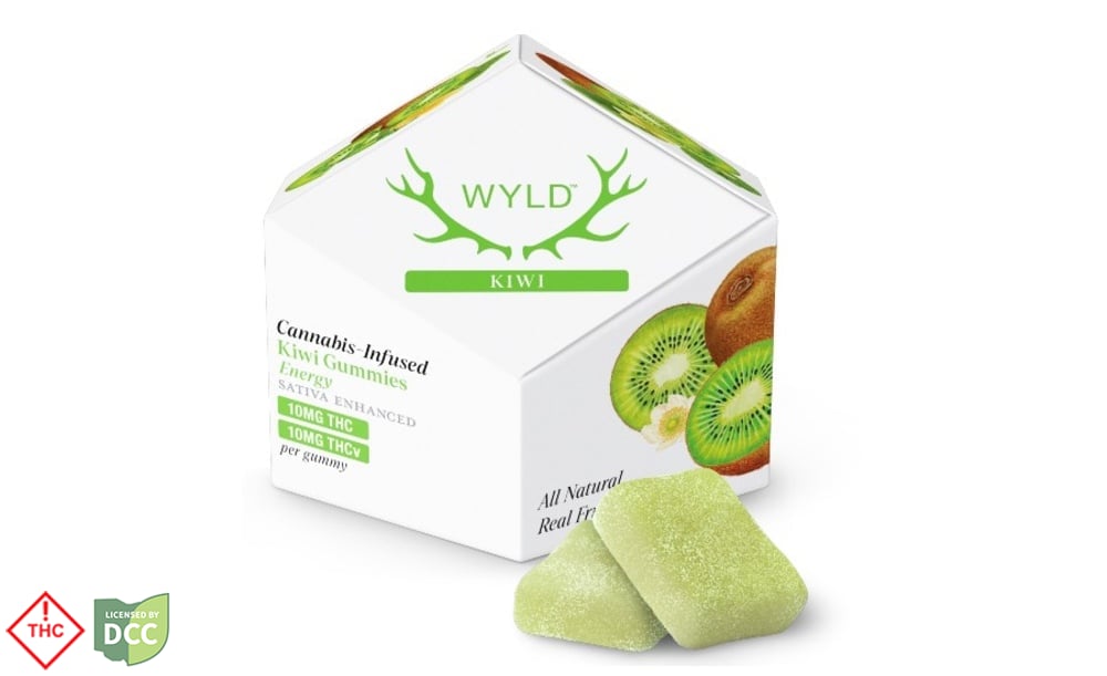 Wyld - Kiwi 1:1 THC:THCV Gummies - 10ct - 100mg