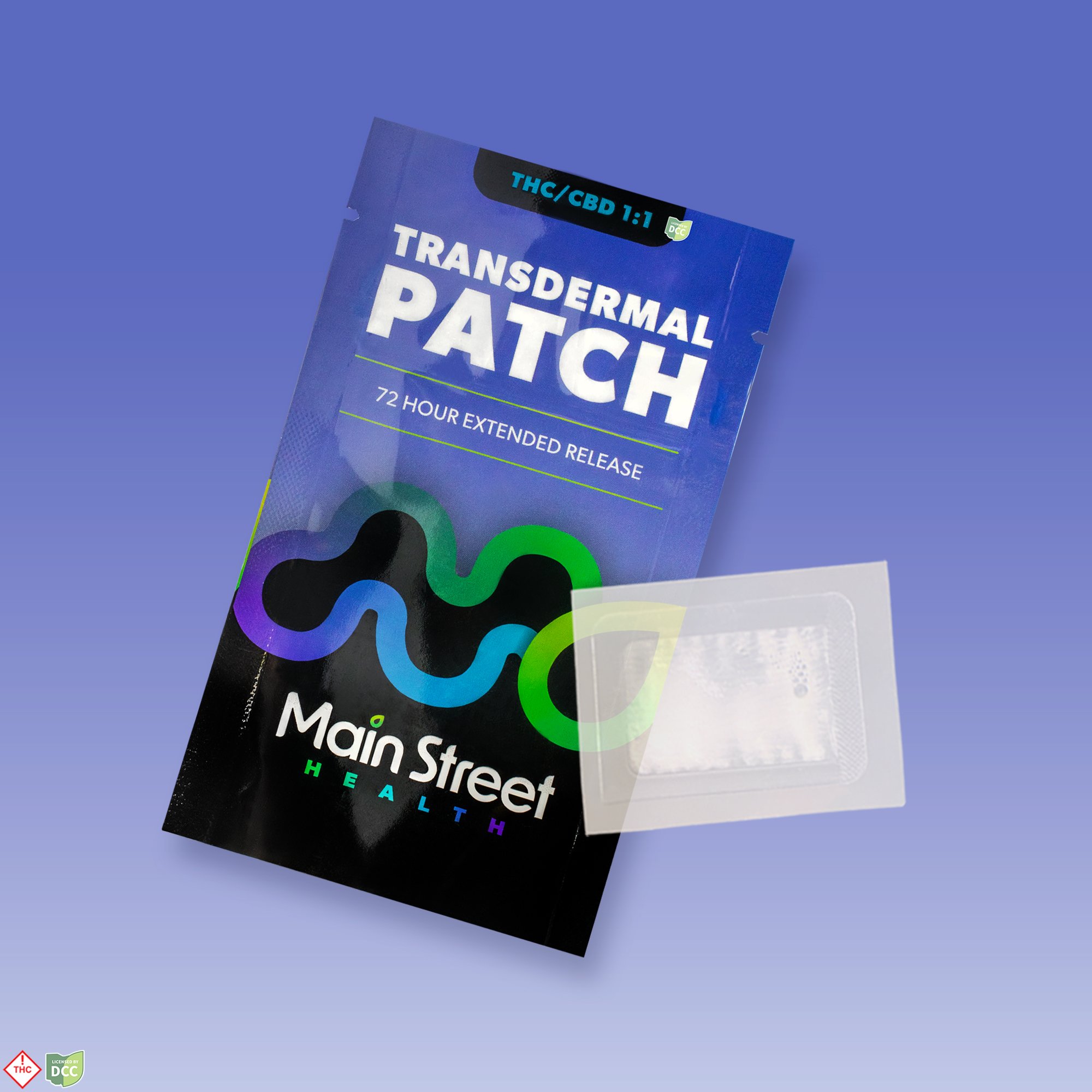 TRANSDERMAL PATCHES 1:1 - TOPICAL - THC:10.1MG CBD: 9.65MG
