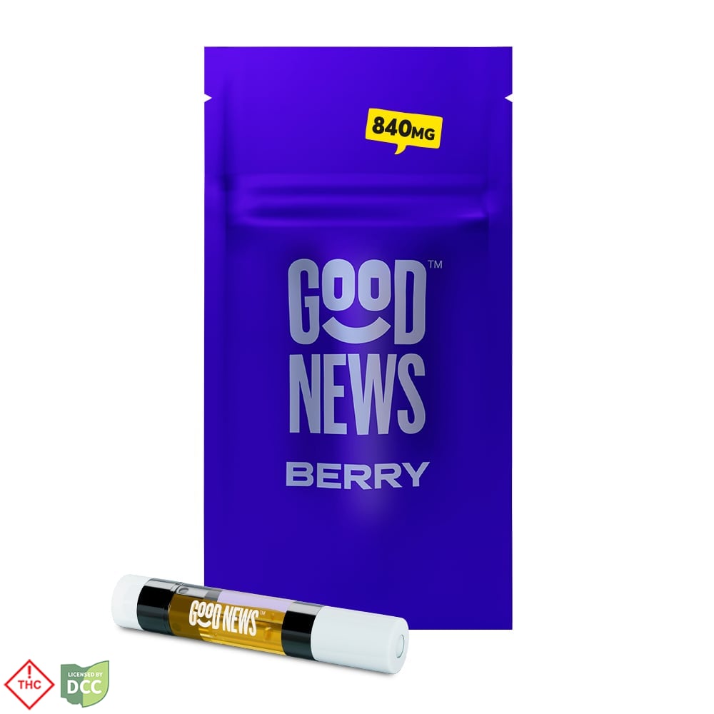Good News  2 Day Berry   Distillate Cart