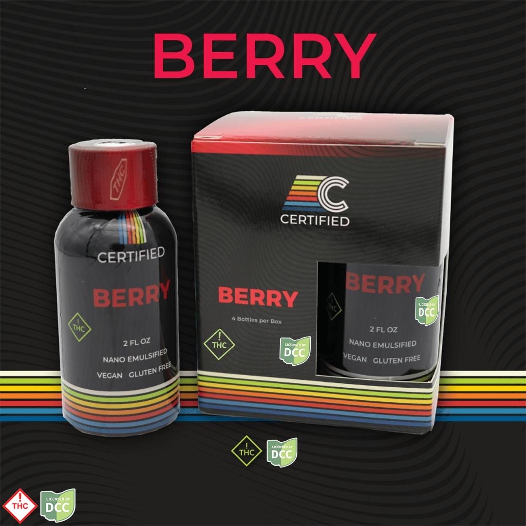 Certified Cultivators - Berry Drink - 4ct - 100mg